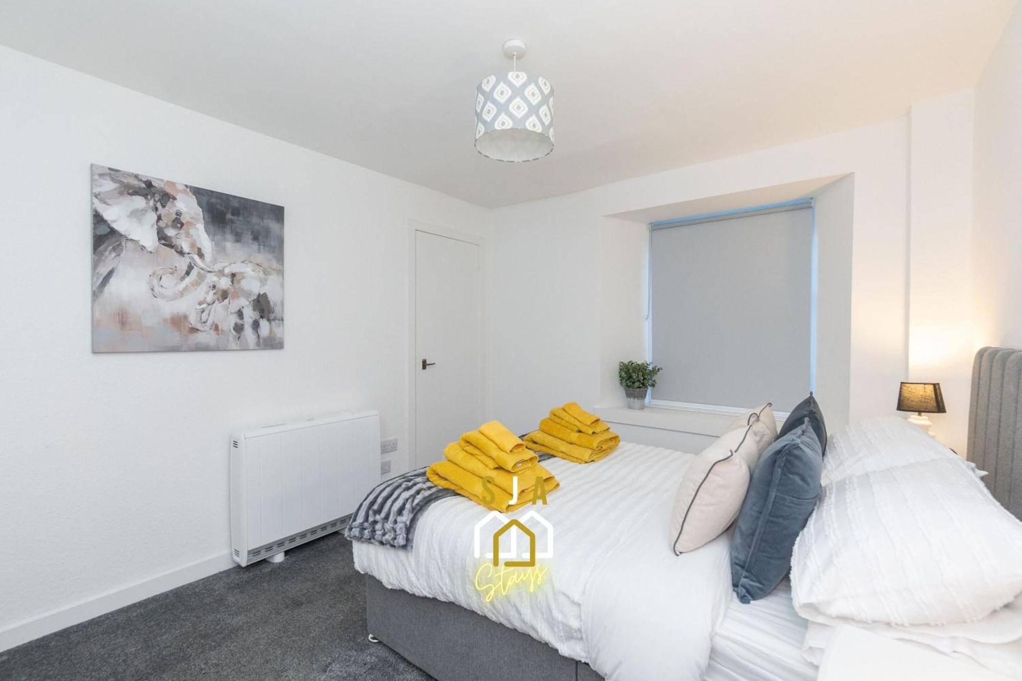 Central City Stay - Sja Stays - 1 Bed Apartment Aberdeen Bagian luar foto