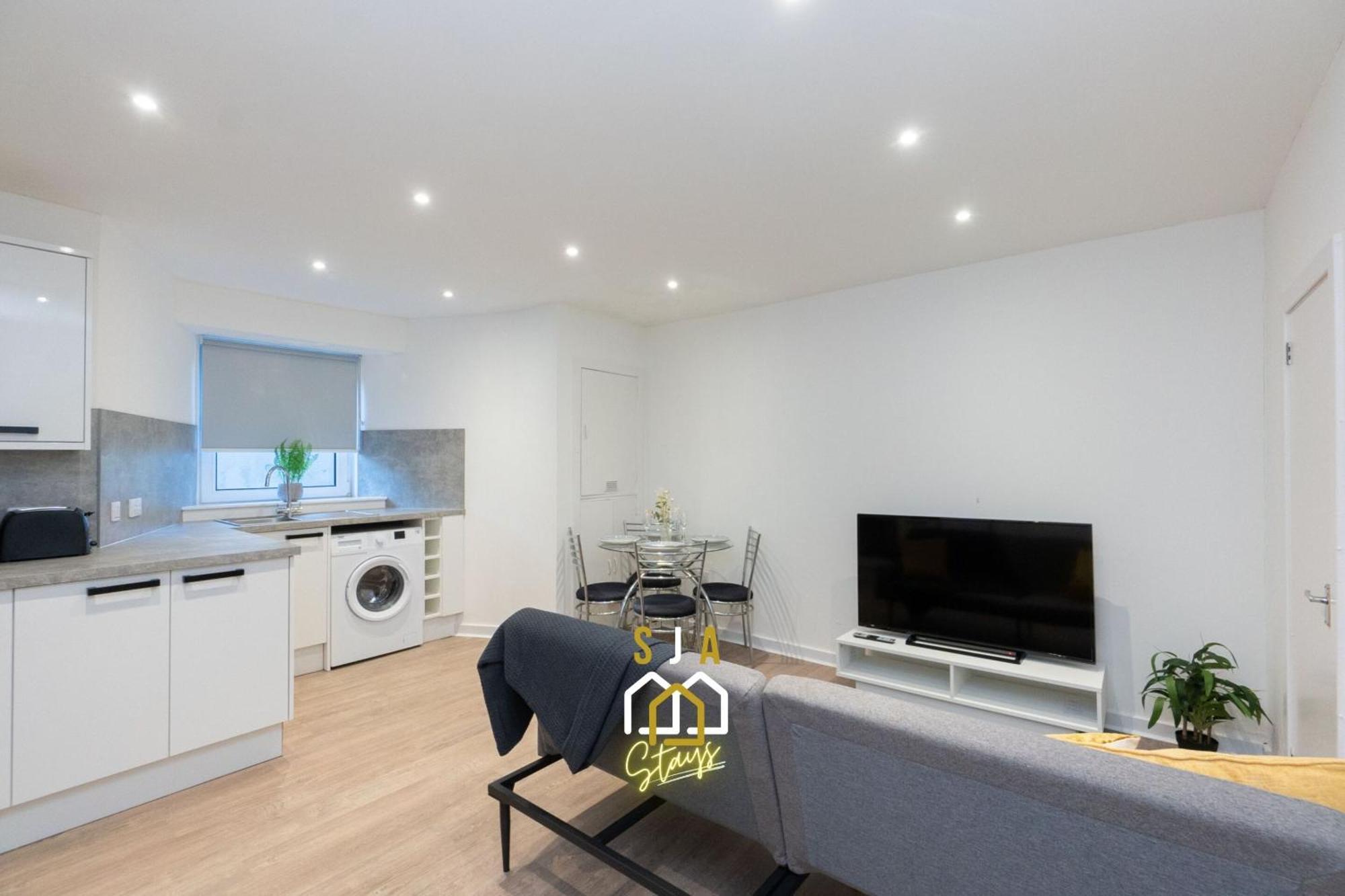 Central City Stay - Sja Stays - 1 Bed Apartment Aberdeen Bagian luar foto