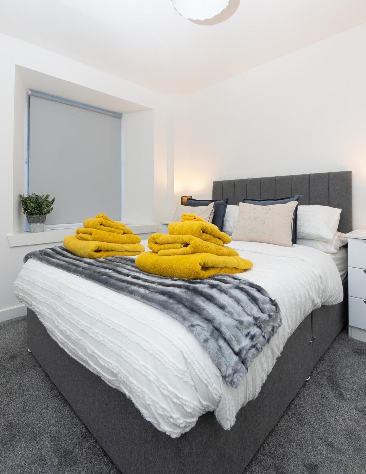 Central City Stay - Sja Stays - 1 Bed Apartment Aberdeen Bagian luar foto